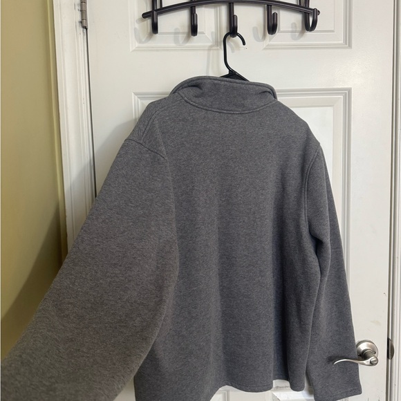 Michael Kors Men's Charcoal Zip-Up Sweater - Picture 3 of 7